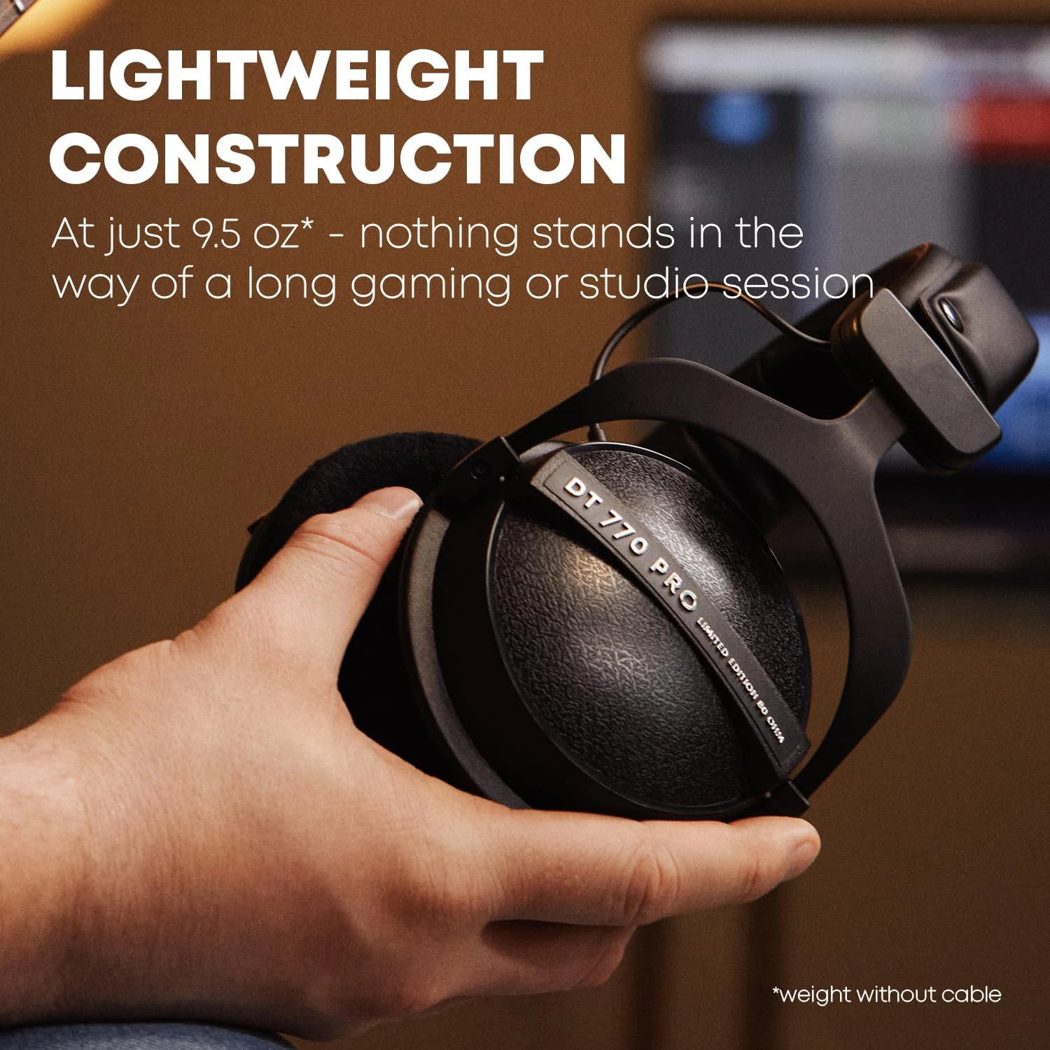 Studio Monitor Headphones 250 Ohm - Precision Wired Over-Ear Audio Tidesmit