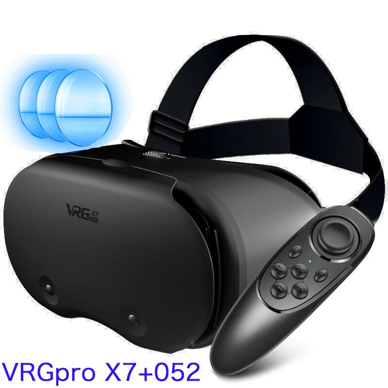 VR Headset for Smartphone 5-7 Inch - Immersive 3D Glasses X7/Y1 Series X7 and 052 Tidesmit
