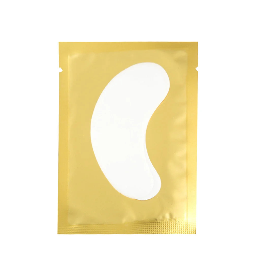 Tidesmit 50 pairs hydrogel under eye patches for eyelash extensions lint free face makeup detail view