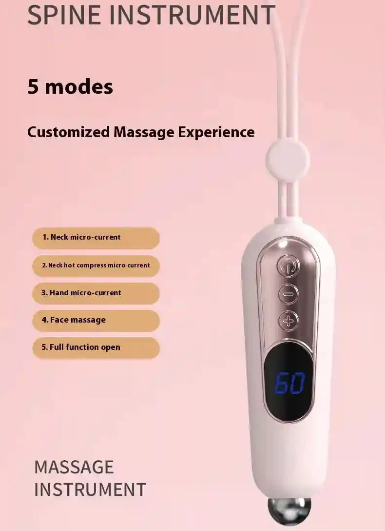 Eye Massage Instrument: 3-in-1 Rechargeable Heat Therapy Device - Pink Eye Massage Instrument Tidesmit