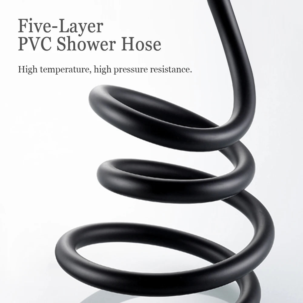 Shower Hose Accessories Rubber Tube 1.2/1.5M Bidet Sprayer Replacement ABS Flexible Handheld Shower Hose Non Toxic Spare Tube