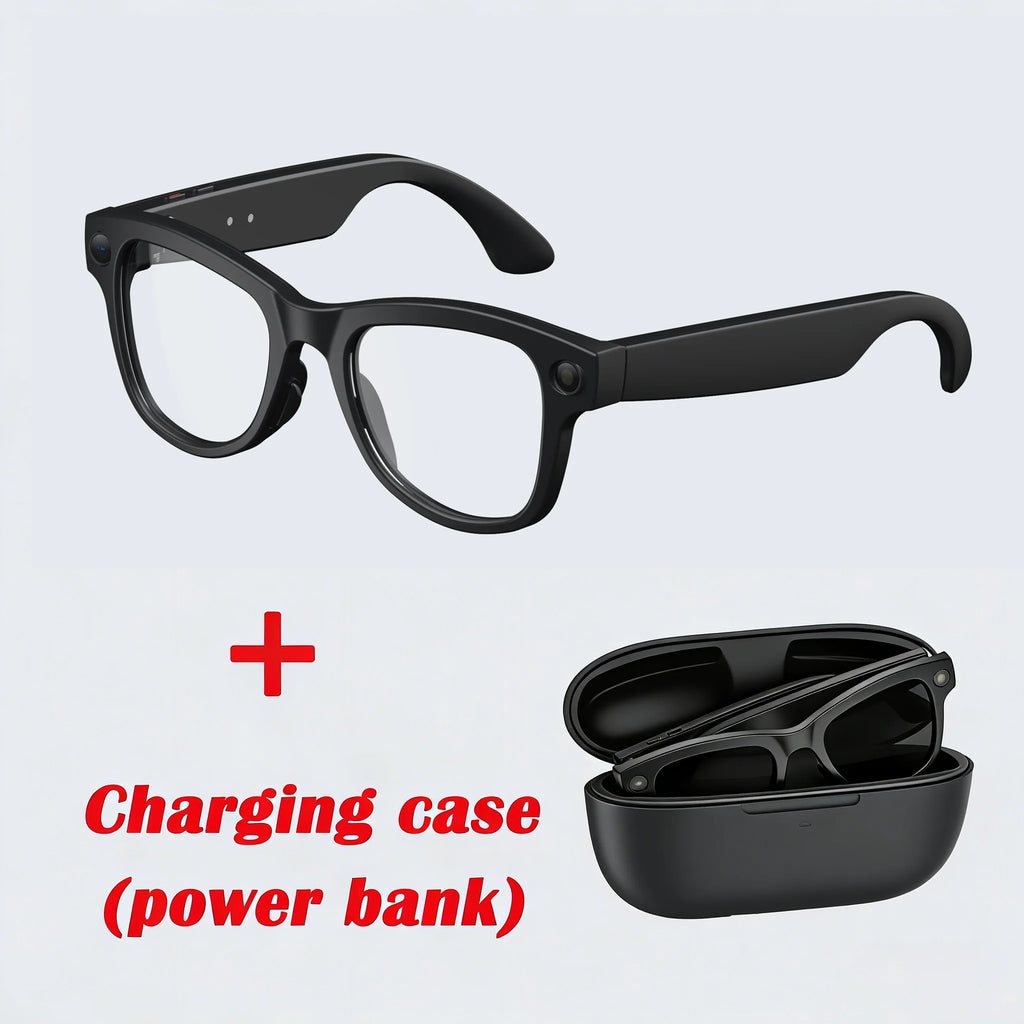 Tidesmit AI Smart Glasses: 4K Camera & Spatial Audio Bluetooth Eyewear Anti blue light 1 Tidesmit