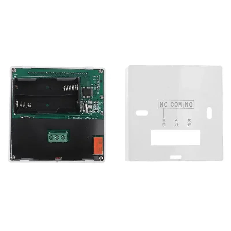 Wall-Mounted Boiler Thermostat, Wired Boiler Controller, Battery-Powered Intelligent Thermostat, Water Floor Heating Controller