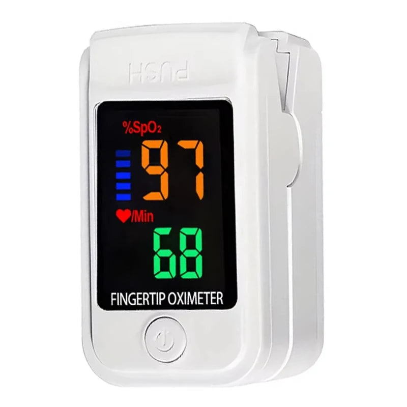 Portable Fingertip Oximeter Heart Rate Meter Pulse Blood Oxygen Saturation OLED Screen Digital Tube Practical Monitor