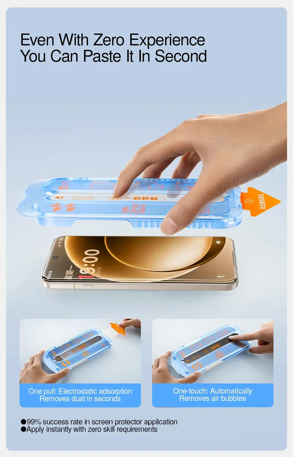 OnePlus Ace 6 Screen Protector Tempered Glass Anti-Scratch Film Tidesmit
