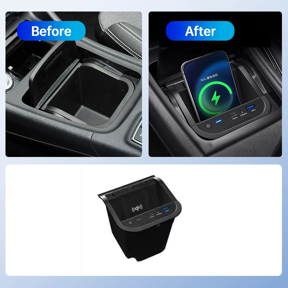 Wireless Charger for Mercedes-Benz A-Class, CLA, GLA - 15W Qi Certified Tidesmit
