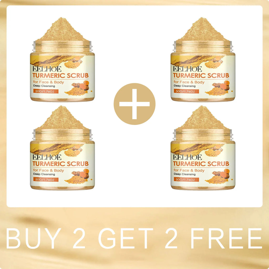 Turmeric Exfoliating Scrub for Natural Skin Radiance - 50g Tidesmit Scrubs Treatments Buy 2 for 2 Free Tidesmit