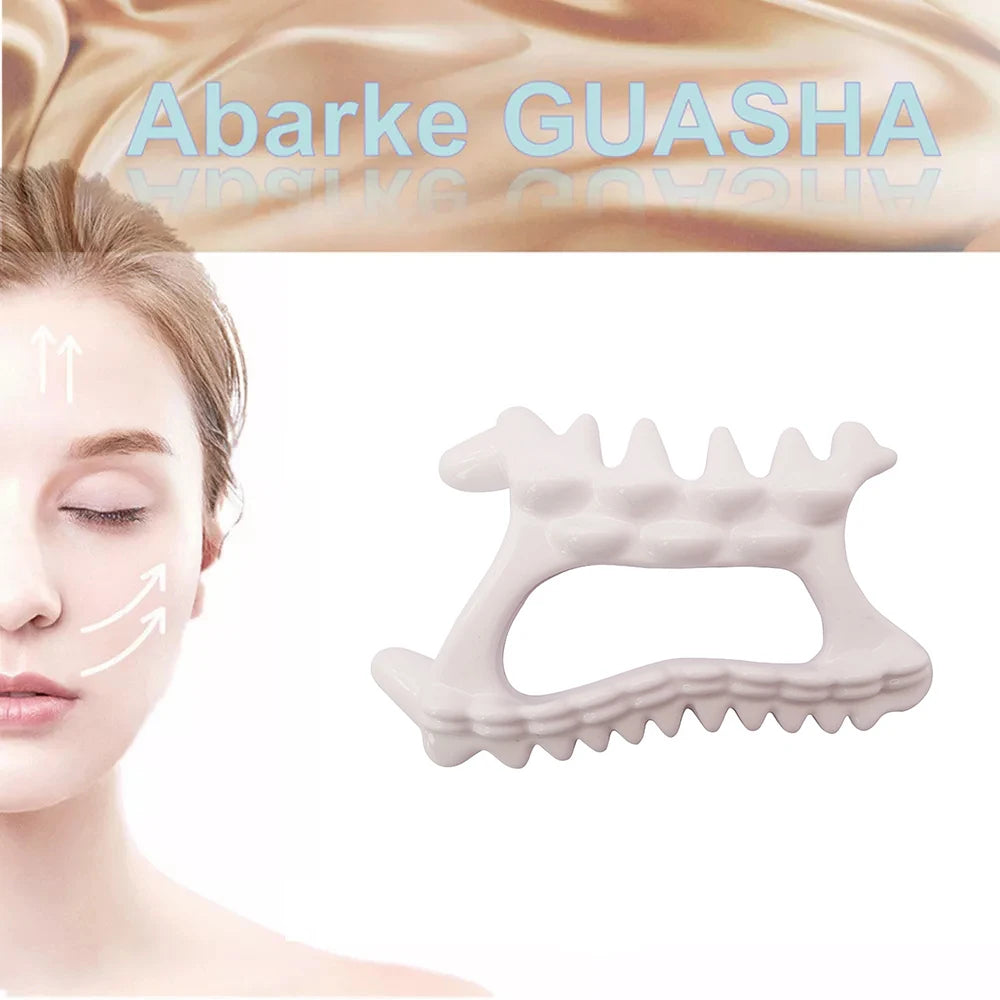 Gua Sha Ceramic Facial Massage Tool for Muscle Relief and Skin Health Back Massage Instrument Tidesmit
