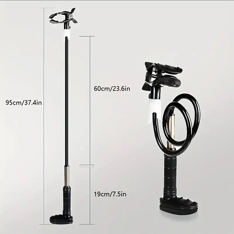 BMC CPAP Hose Holder Mask Holder With C-shaped Clip 360° Rotation Adjustable Height Prevent Condensation From Accumulating