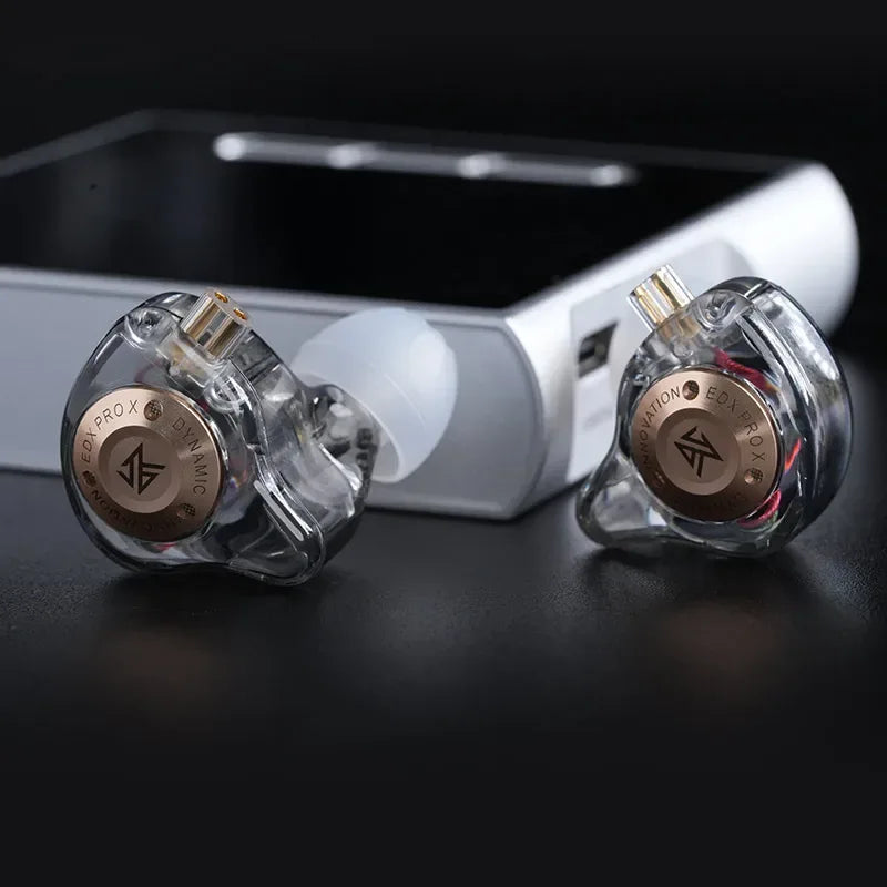 KZ EDX Pro X In-Ear Monitors | Dynamic Bass HiFi Earbuds | Tidesmit Tidesmit