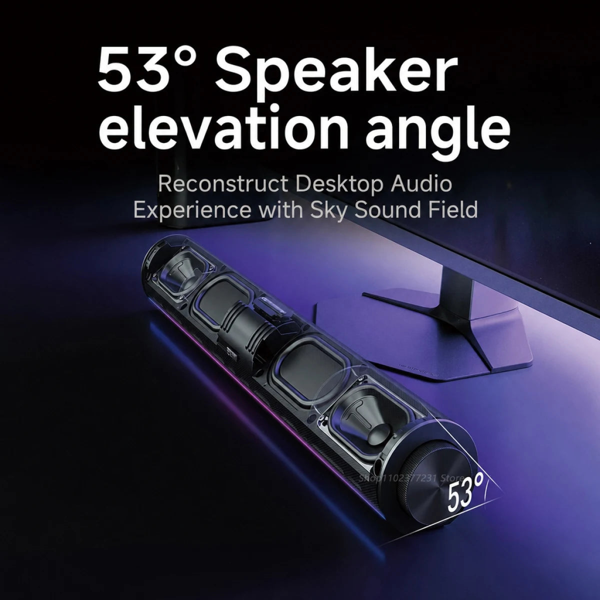 NEW Mijia REDMI Computer Speaker 2 Pro Set Four-Unit Two-Channel Stereo RGB Ambient Light Bluetooth 5.0 Built-in Microphone CN