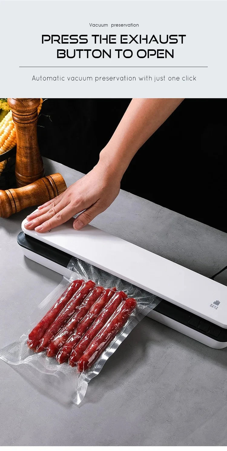 30cm Sealing Vacuum Sealing Machine Universal Dry/Moist/Oily/Powder Food Preservation Sealer for Kitchen Use