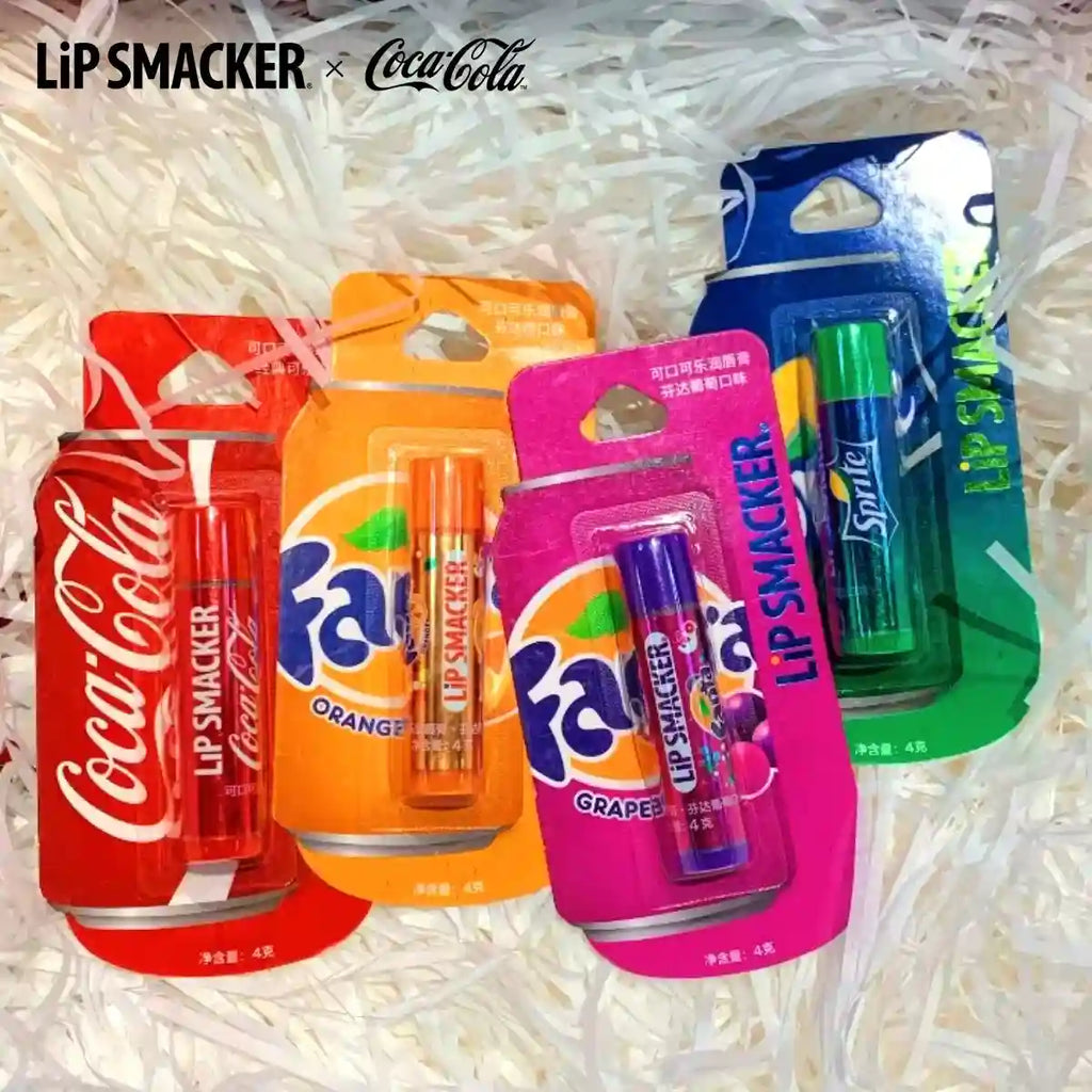 Coca-Cola Lip Balm Set | Moisturizing Lip Treatment 4-Piece Pack (16g) Lip Care Tidesmit