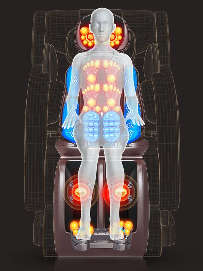 Full Body Electric Massage Cushion with Heat Therapy - Tidesmit Massage Cushion Tidesmit