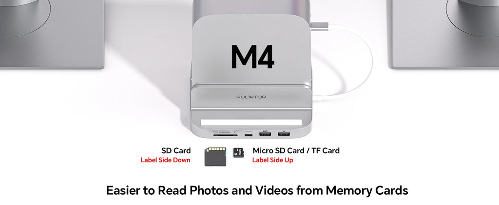 Mac Mini M4 Docking Station with 4K HDMI and M.2 SSD Expansion Tidesmit
