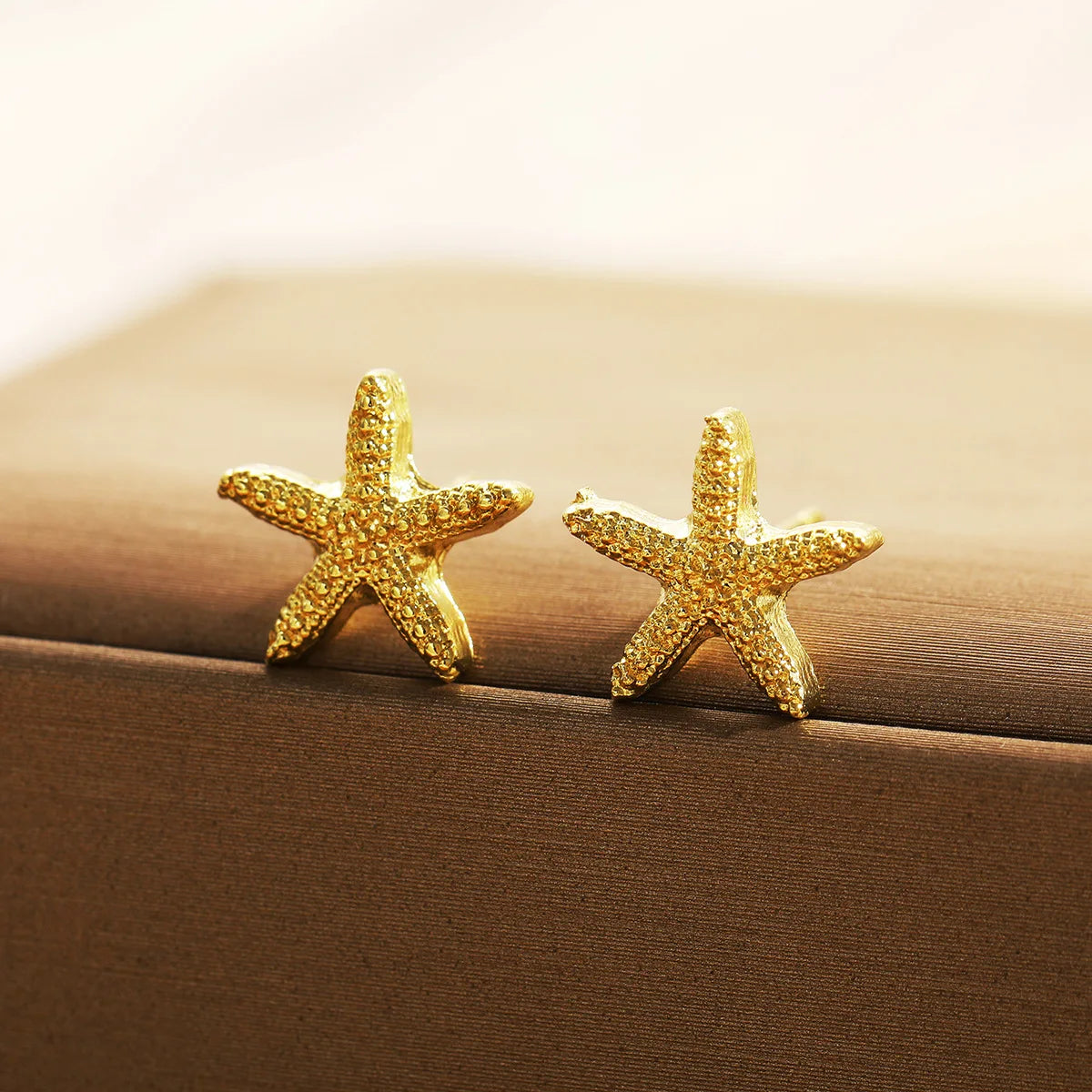 Punk Metal Starfish Stud Earrings for Women Fashion Gold Color Star Geometric Temperament Earrings Summer Jewelry Gift
