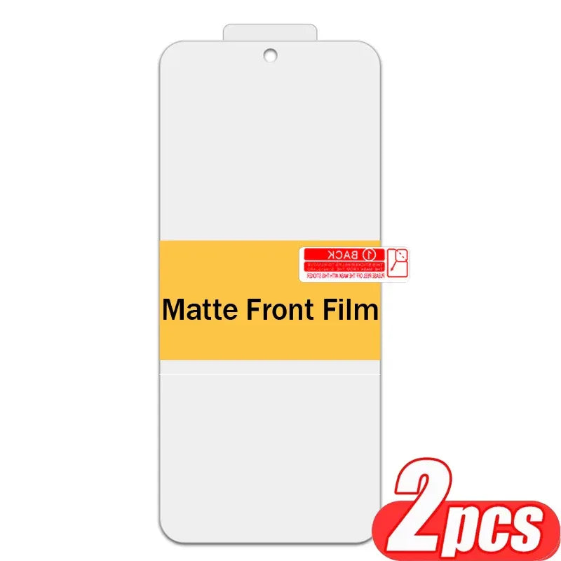 Realme Matte Hydrogel Screen Protector - Anti-Glare Anti-Scratch 2PCS 2PCS Matte Front Tidesmit