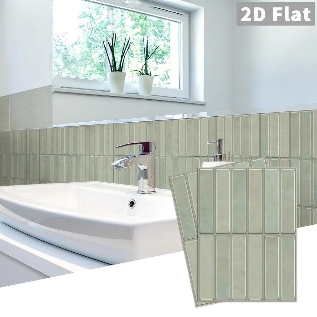 Peel-and-stick self-adhesive tile stickers Self-adhesive tile decals Kitchen and bathroom backsplash decoration Bedroom decor