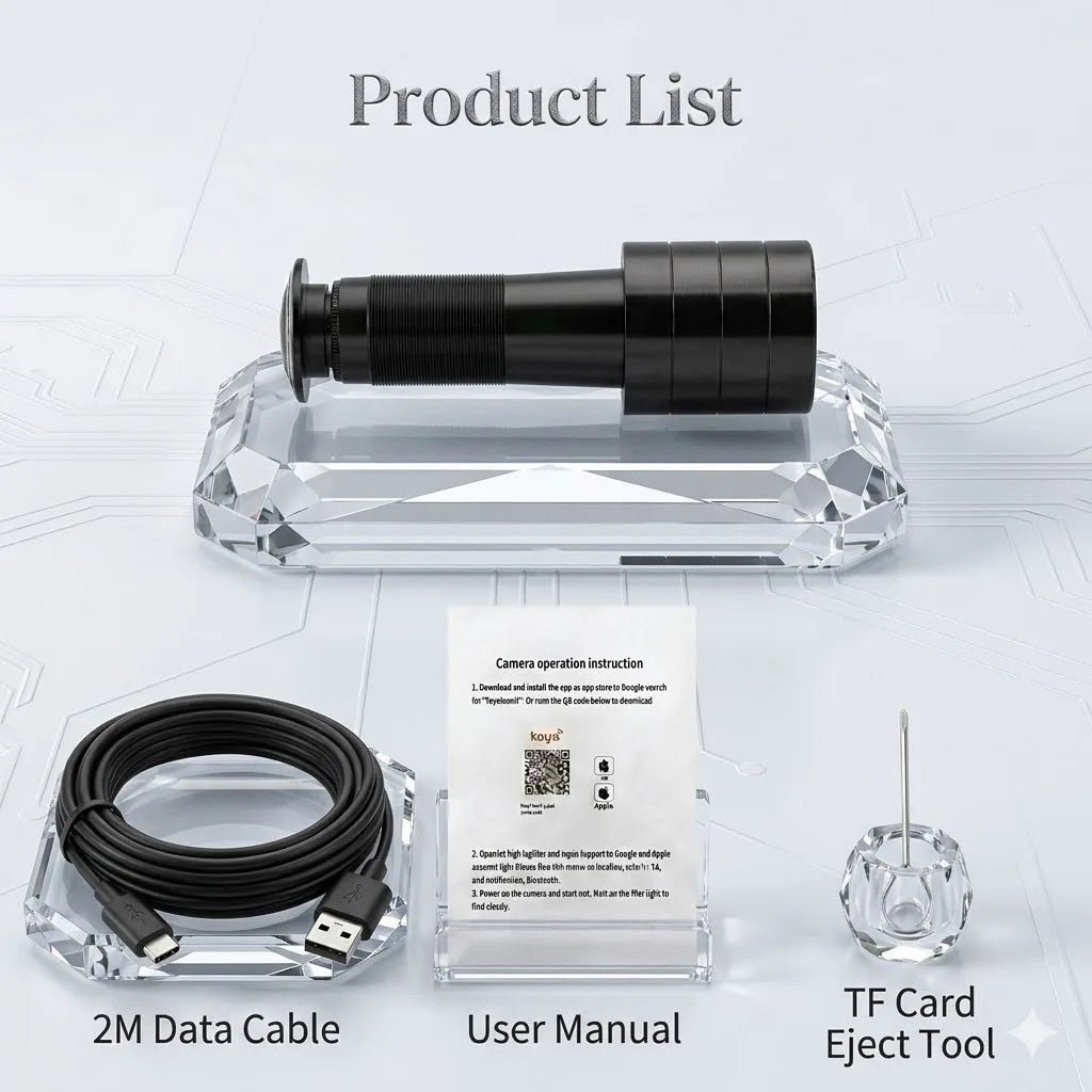 ZEMNIO 3MP 2K HD Smart Peephole Camera, 170° WiFi Video Doorbell, Two-Way/Motion, ICSee/XMEye App, 2.4G, Power Opt. EU/US/UK/AU