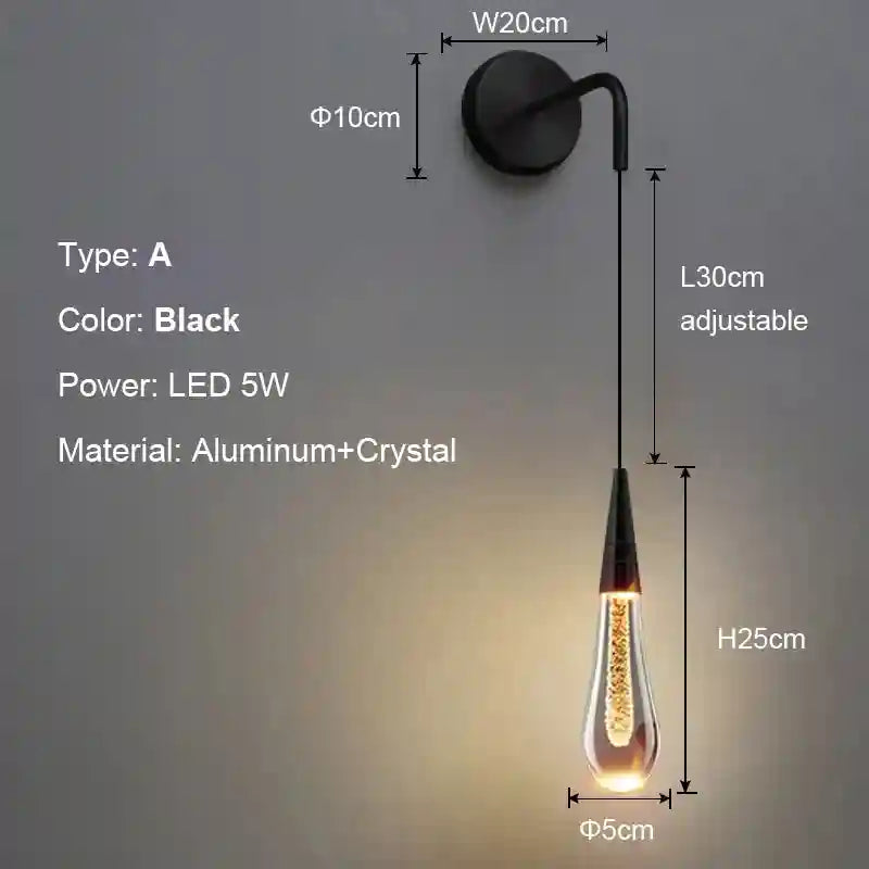Bubble Crystal Pendant Ring Light for Modern Dining Rooms | Tidesmit G style-1head Tidesmit