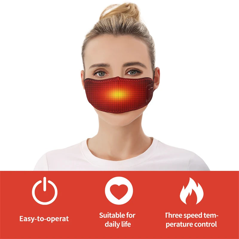 Electric Heating Nose Warmer | 3 Heat Levels for Muscle Relief Massage Cushion Tidesmit