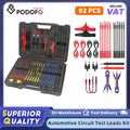 Podofo 92PCS/set Automotive Circuit Test Leads Kit Electrical Service Tools Automotive Lead Test Tools KIT Circuit Test Wires