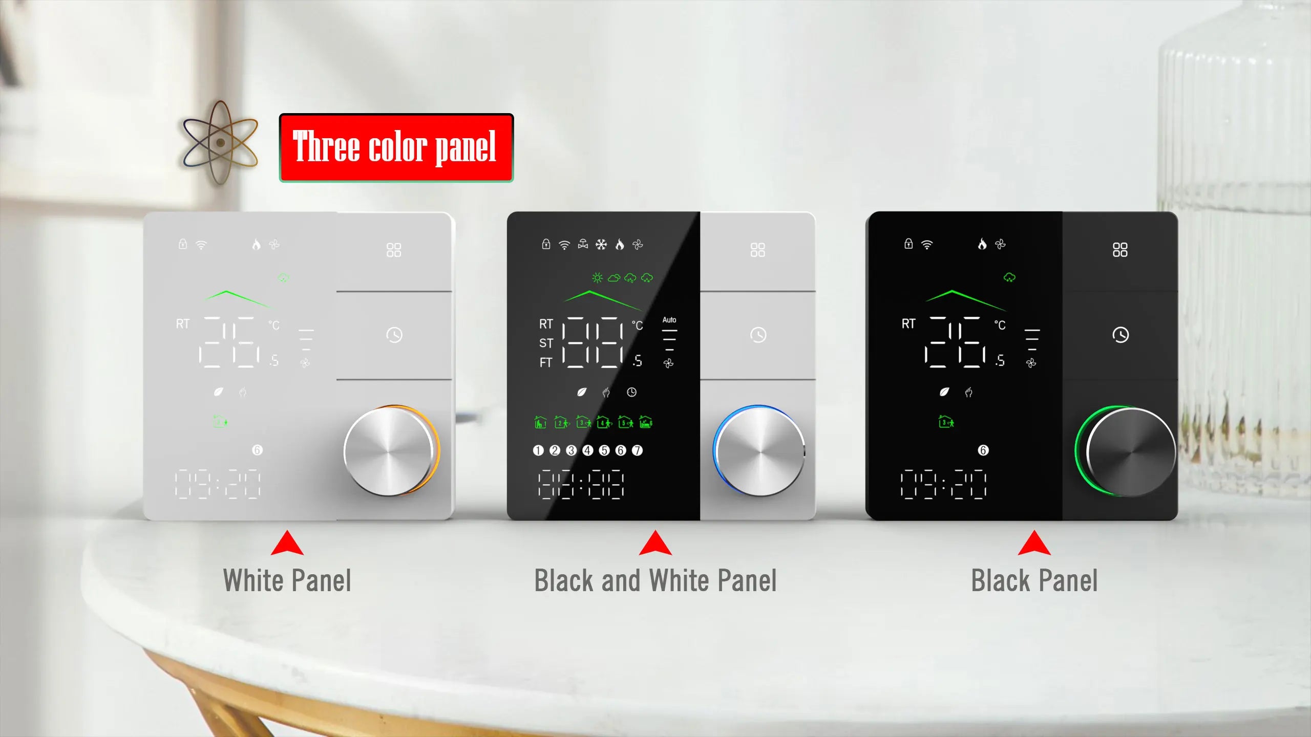24V 110V 220V Heating Thermostat Matter for Compatible ZIGBEE WIFI Protocol Work Apple HomeKit,Google Assistant,Amazon Alexa