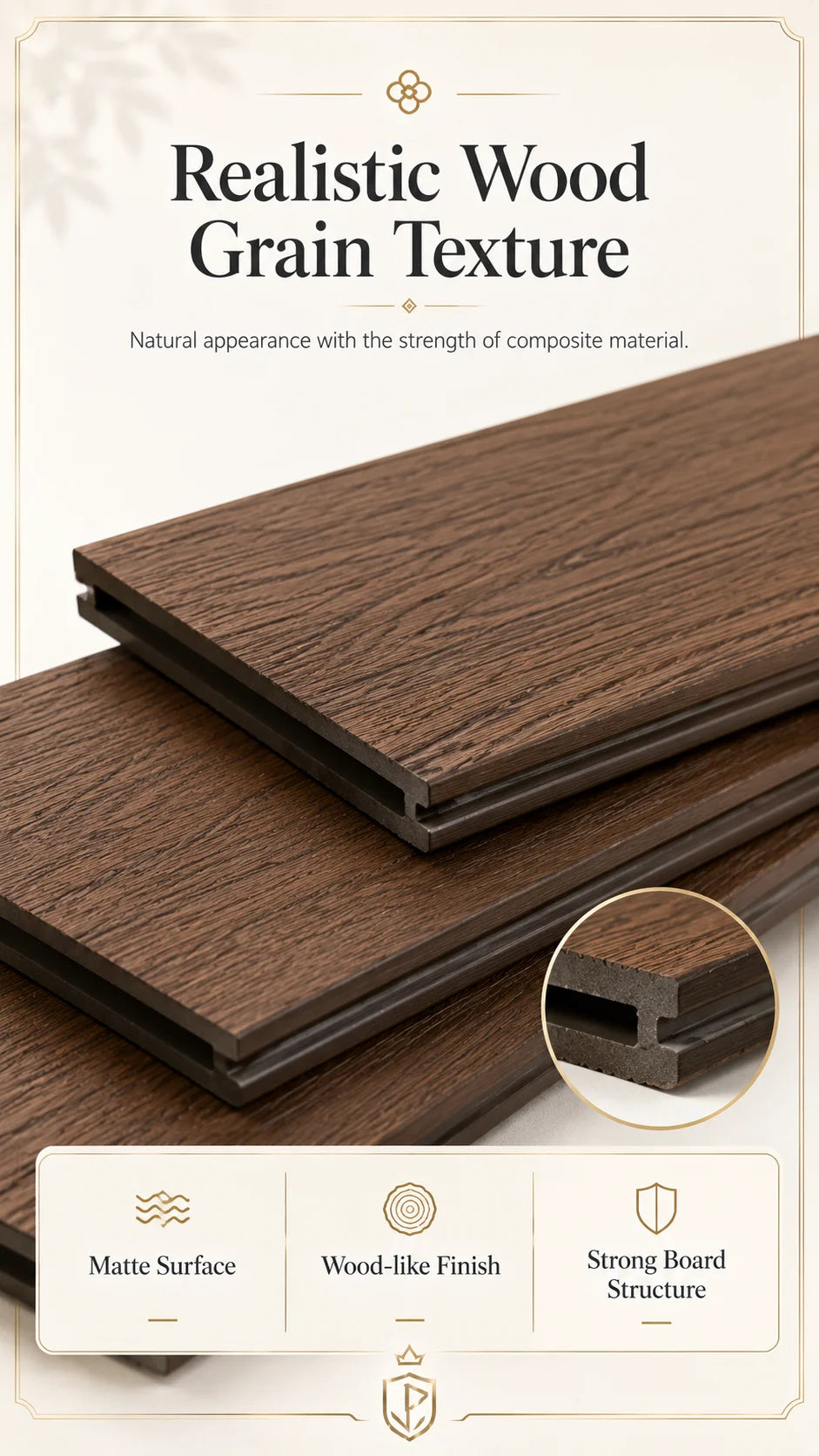 Wholesale WPC Garden Fence Panel Easy Installation UV Resistant Wood Plastic Composite Aluminum Frame Outdoor Fencing