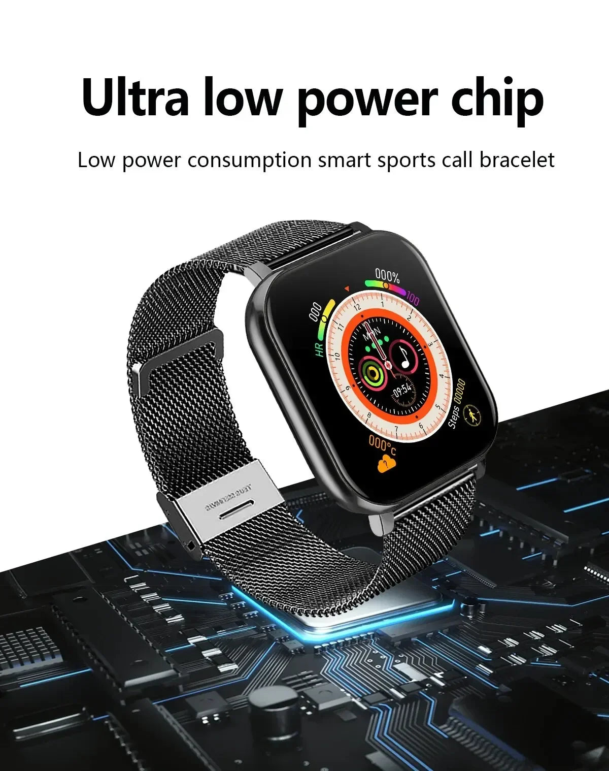 2026 New Smart Watch 1.83'' Inch HD Screen Bluetooth Call Sleep Blood Oxygen Pressure Health Monitoring Watches For Women Men
