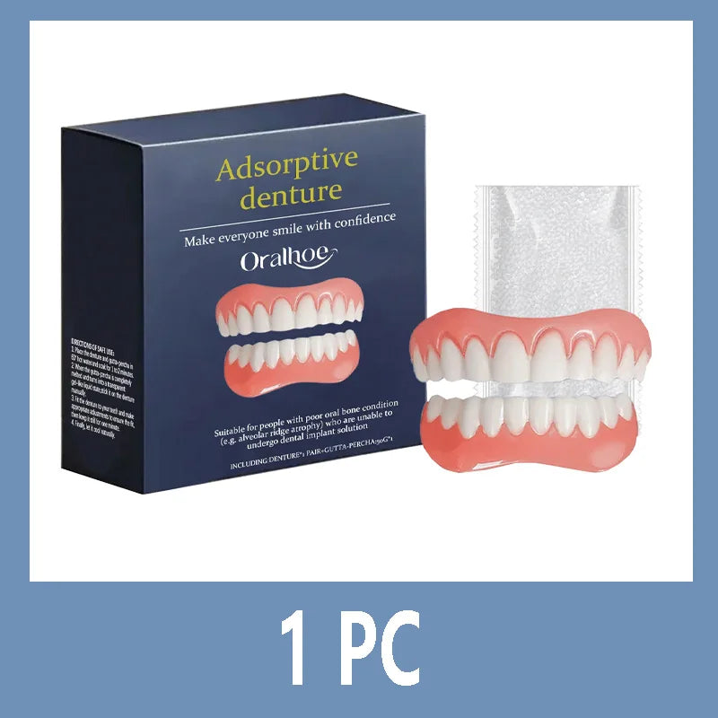 Please note: This product is a set of adult cosmetic dentures, not a baby teething toy. It is not suitable for babies.