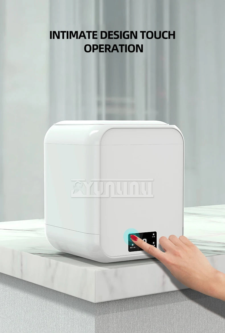 Tidesmit 12L semi-automatic portable mini washing machine with drying function showing side control panel features