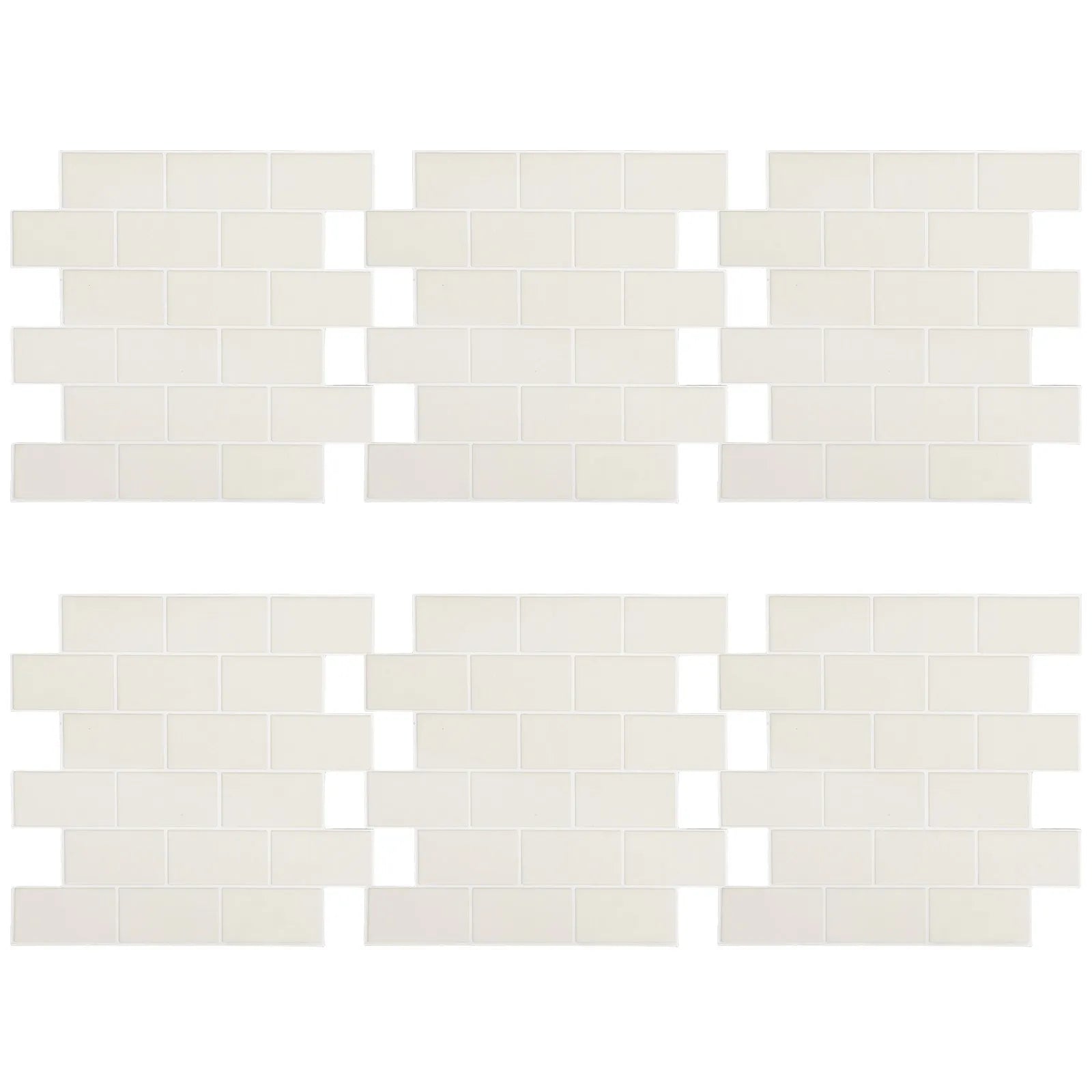 6Pcs Kitchen Tiles Peel and Stick Tile Stickers 30x30cm Waterproof Self Adhesive Decorative Tile Decals Bathroom Backsplash PVC