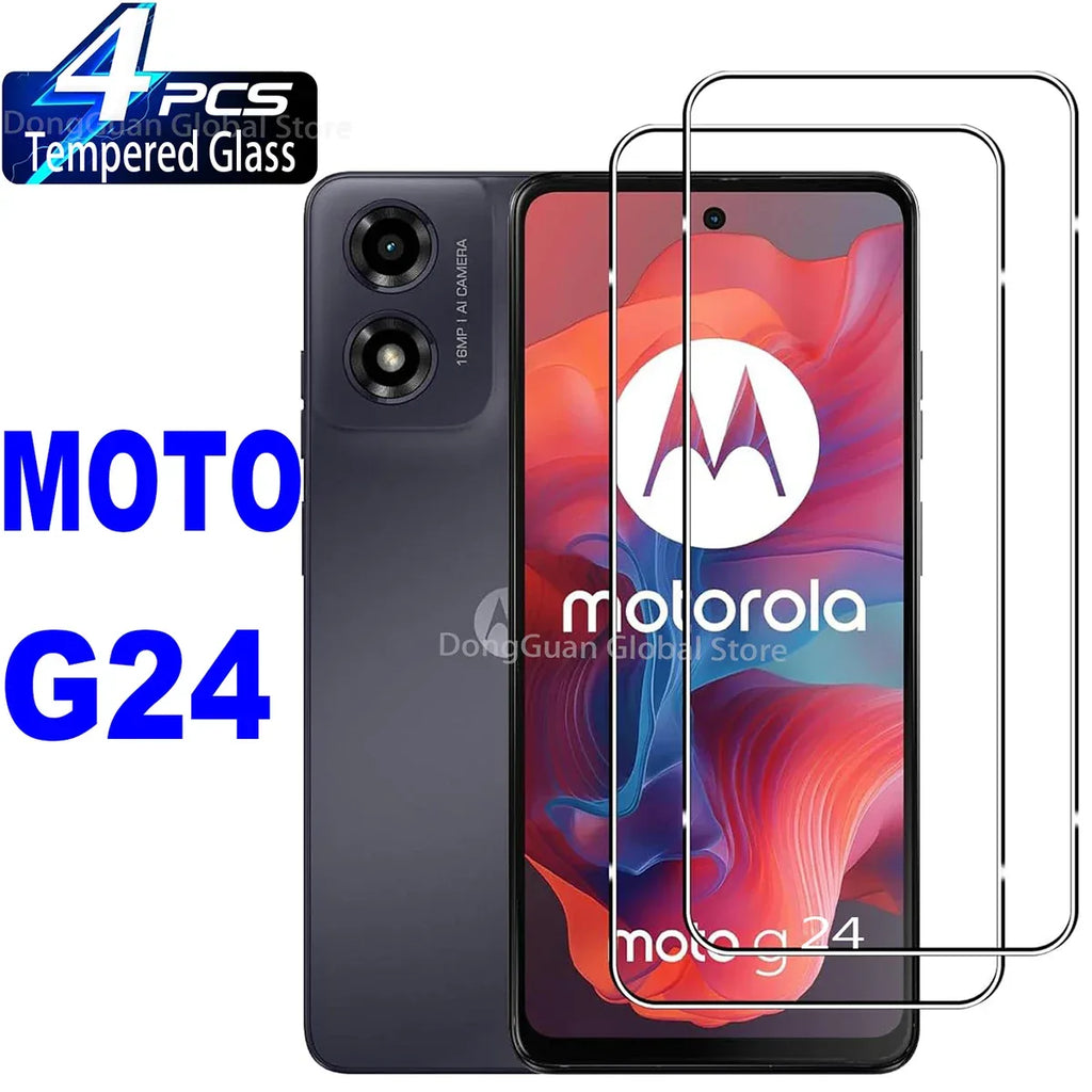 Motorola Moto G24 Power Screen Protector | 3 Pack 9H Tempered Glass Tempered glass Tidesmit