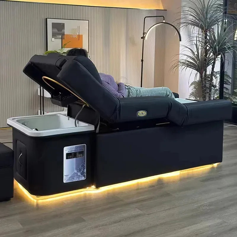 Professional Hair Washing Bed with Electric Head Spa Massage Chair Massage Chairs Tidesmit