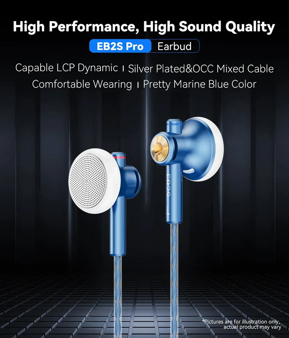 15.4mm LCP Diaphragm Wired Earphones by Tidesmit - High-Fidelity Audio Tidesmit