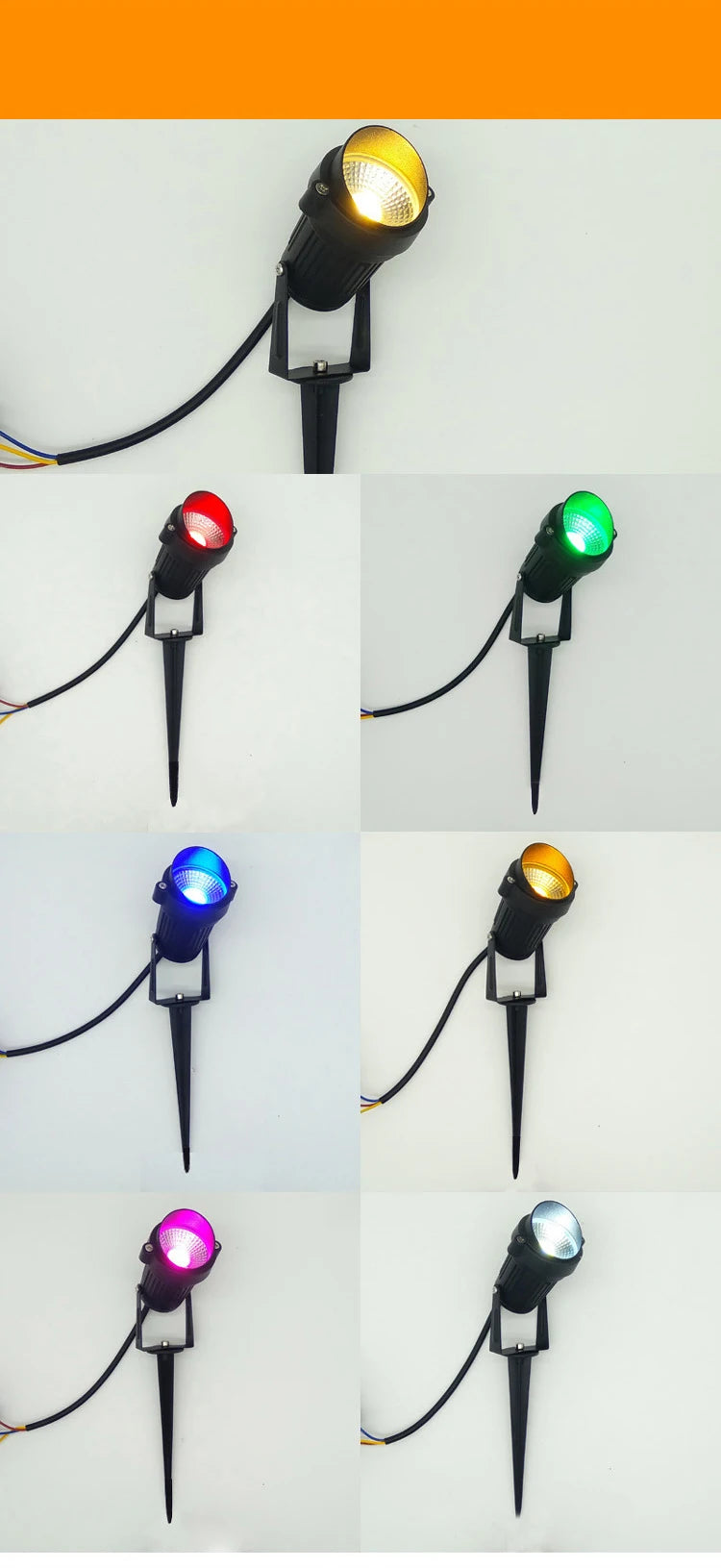 LED Garden Lights Outdoor Waterprof Lawn Lamp 220V110V12V 5W10W15W20W Landscape Spike Bulb IP65 Led Light Garden Path Spotlights