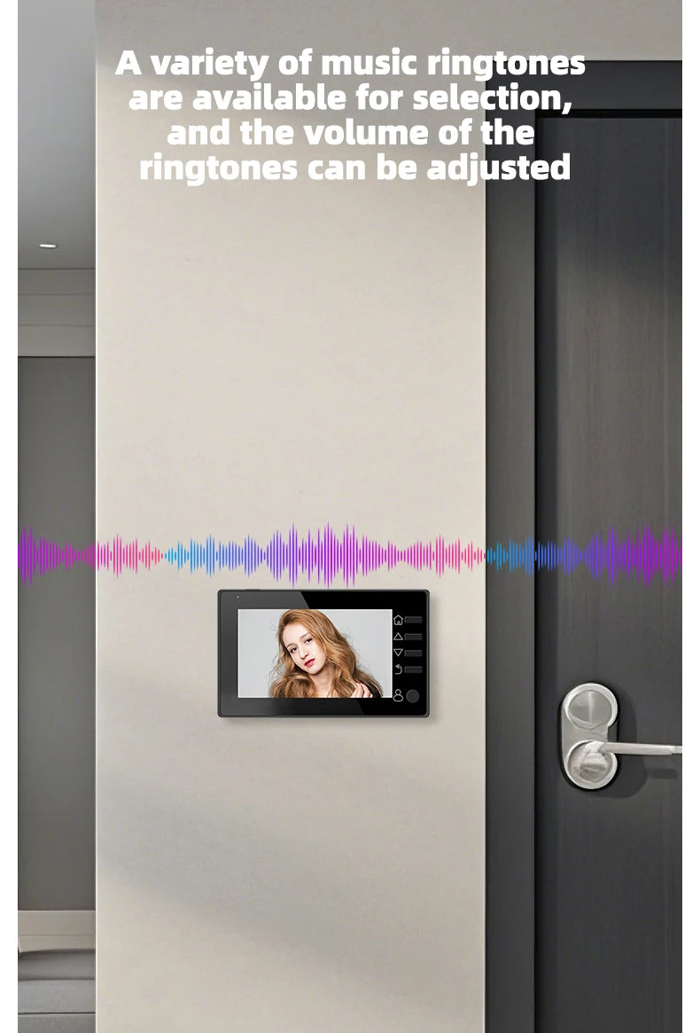 4.3 Inch HD Display Visual Peephole Video Doorbell 145 Degree Angel 1 Megapixel Camera PIR Motion Detection Night Vision Cat Eye