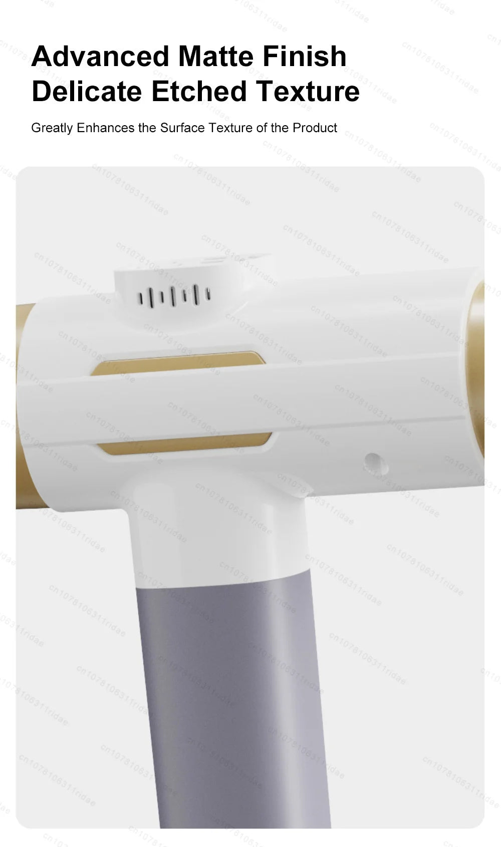 Electric Muscle Massage Gun - 99-Speed Deep Tissue Recovery - White Fascia Gun Tidesmit