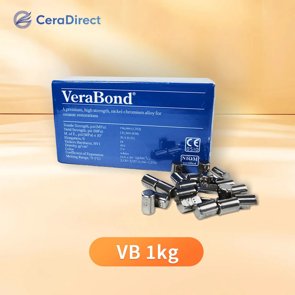 Dental lab Materials VeraBond alloy 1kg/box Ceramic Restoratortion