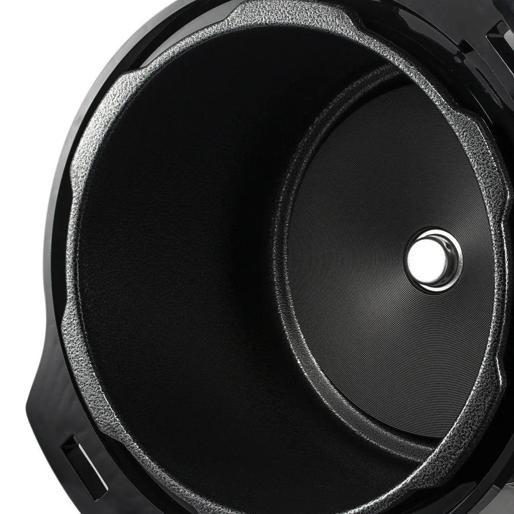 Electric pressure cooker inner pot with nonstick coating and center valve hole