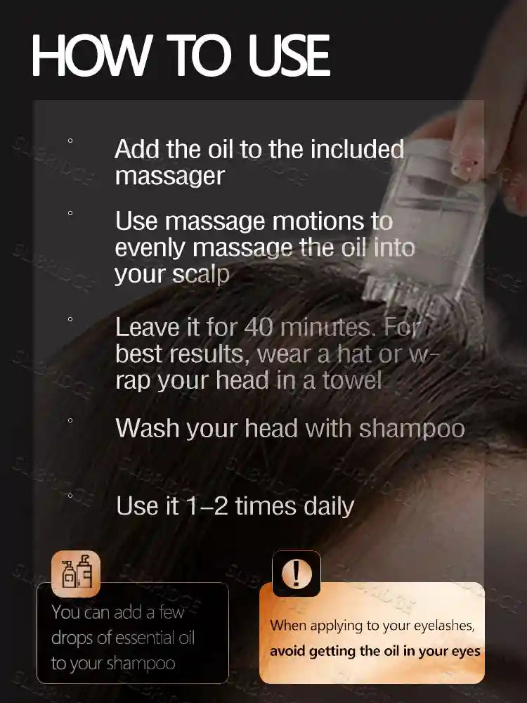 Scalp Massager Serum Applicator - Portable Hair Growth Treatment Tool Massage Cushion Tidesmit