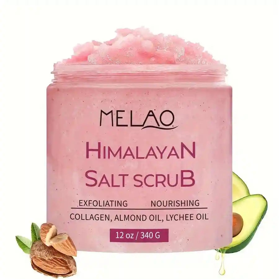 Himalayan Salt Scrub with Collagen - Face & Body Exfoliating Treatment Scrubs Treatments Tidesmit