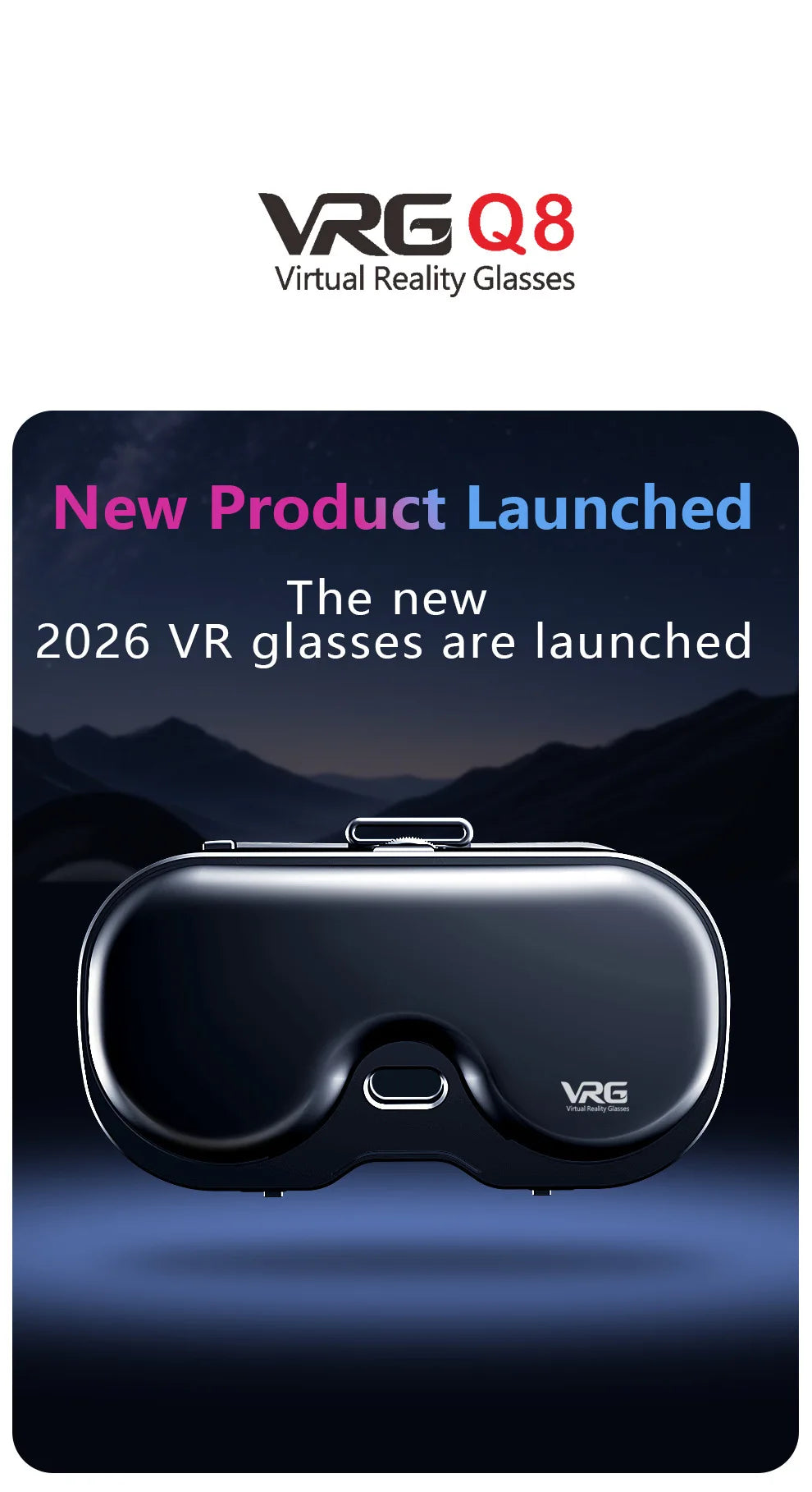 VR Headset for Smartphone – Immersive 3D Spatial Audio Glasses Tidesmit