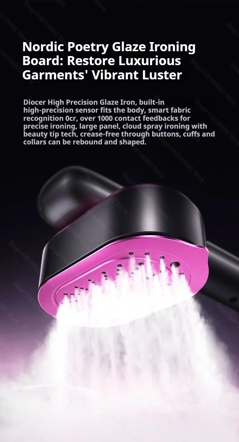 Tidesmit 1200W professional handheld garment steamer showing ergonomic portable design for efficient clothes ironing
