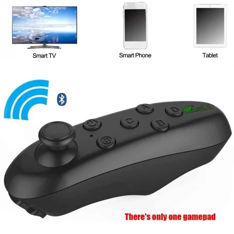 VR Headset for Smartphone – Adjustable 3D Goggles with Wireless Controller Tidesmit