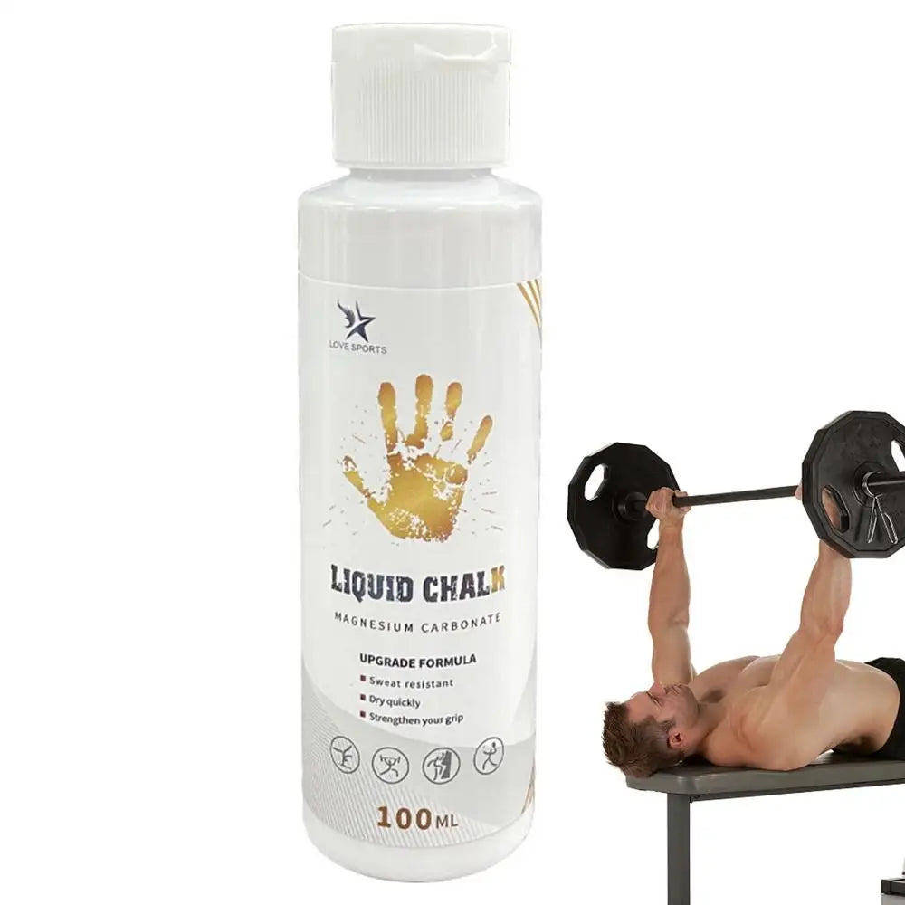 Sports Liquid Magnesium Powder Fitness Lifting Anti Slip Cream Grip Liquid Magnesium For Indoor Pole Dancing Rock Climbing Gym