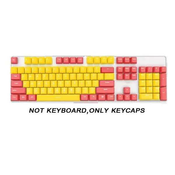 104 Key OEM Backlit Keycaps Set ABS Keycaps Double Shot Cyan White Key Caps for Mx Cherry Gateron Switch Mechanical Keyboard Kit