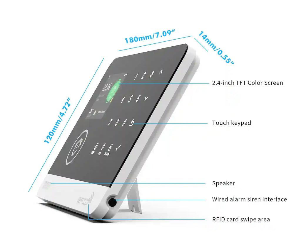 WiFi GSM Home Security Alarm System - Smart Home App Control Tidesmit