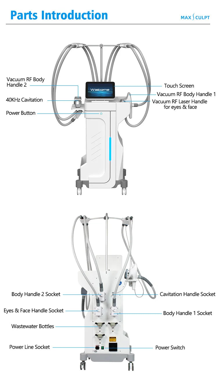 Professional Vacuum Massage Machine | Cellulite Reduction Body Shaper Body Shaping Massage Equipment Tidesmit
