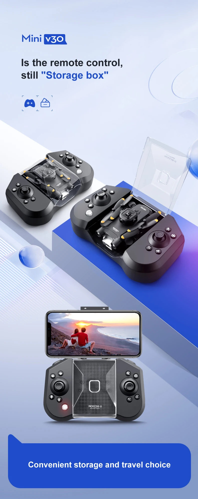 Mini 4K Camera Drone With Obstacle Avoidance - Foldable & Compact Tidesmit